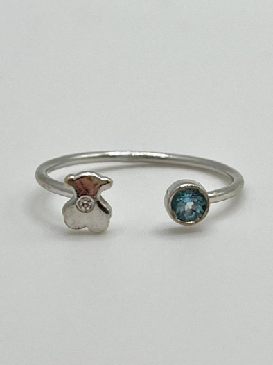 Кольцо из белого золота TOUS