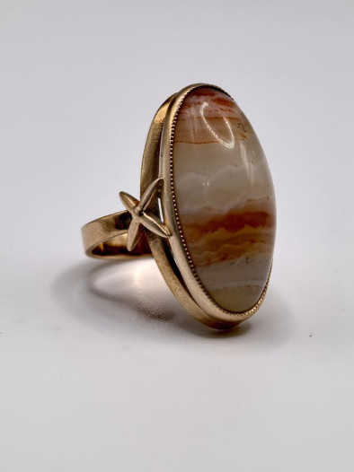 Кольцо из красного золота