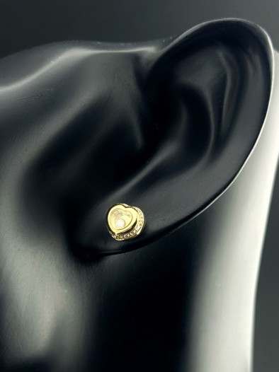 Серьги-пусеты Chopard Diamonds Miss Happy Hearts