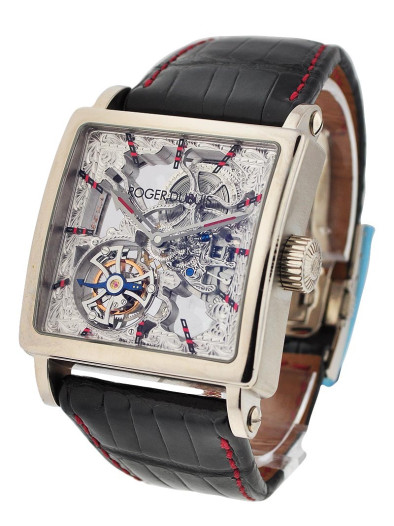 Часы Roger Dubuis Golden Square  Skeleton Tourbillon