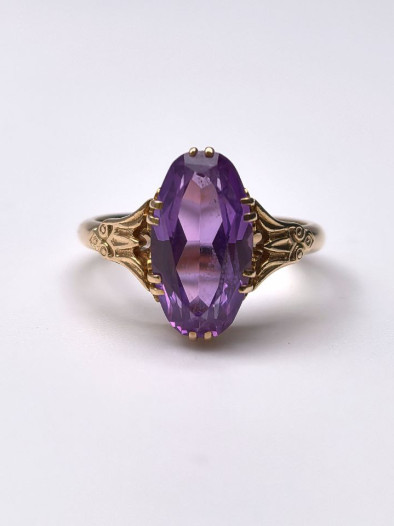 Кольцо из красного золота