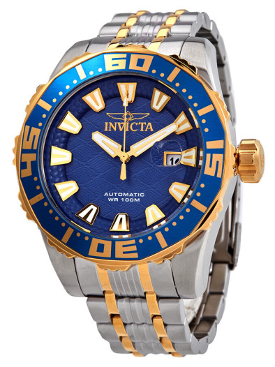 Часы Invicta Pro Diver Automatic Metallic Blue Dial Men's Watch 30293