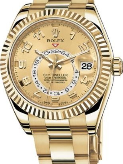 Часы Rolex 42mm Yellow Gold Champagne